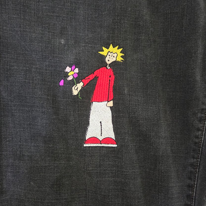 FlowerGuy Black Denim