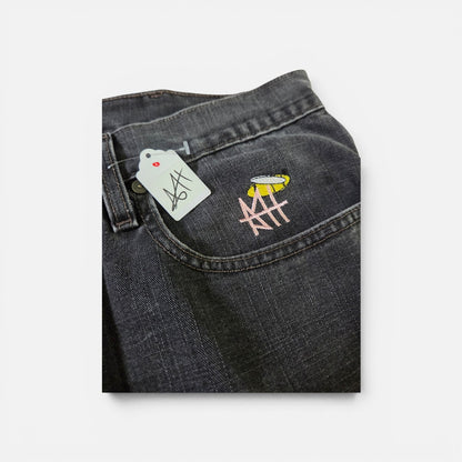 FlowerGuy Black Denim