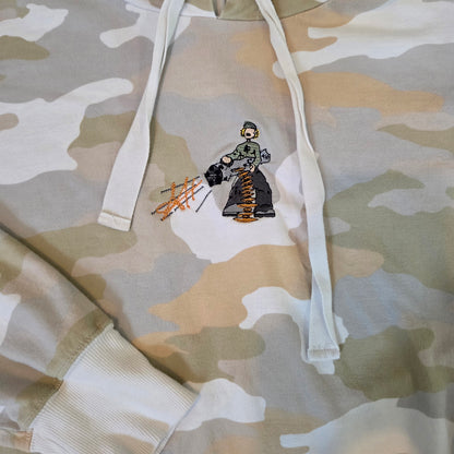 MachineGun camo hoodie