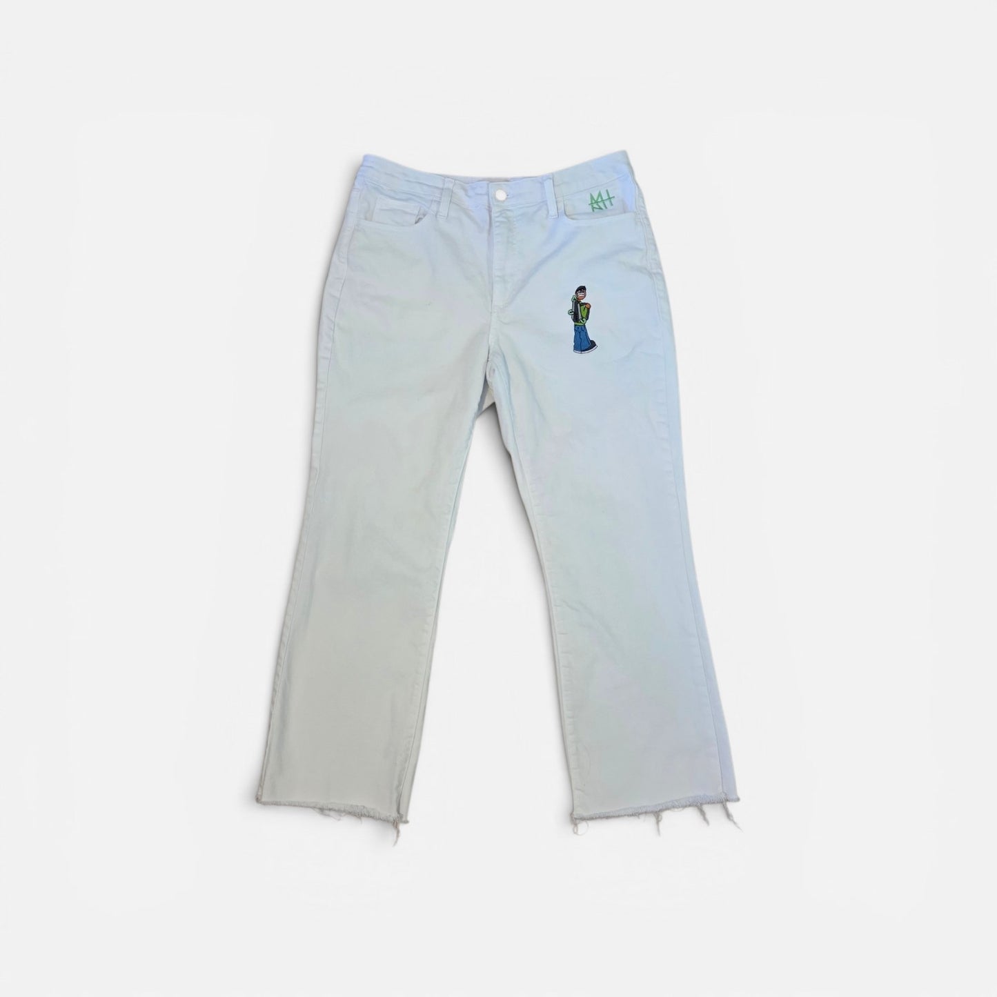 BackPackBoi White Denim